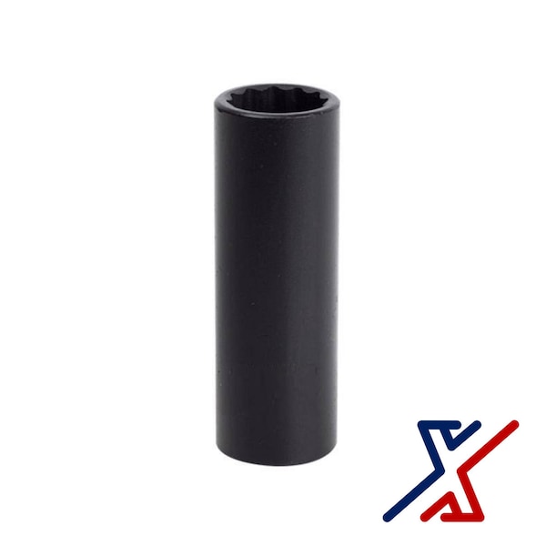 X1 Tools 21 mm. x 1/2 Drive, 12 Point Deep Impact Socket, Spindle Axle Nut 1 Socket by X1 Tools X1E-HAN-SOC-DEE-1221x1 - main